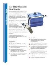 2110 Ultrasonic Module datasheet 