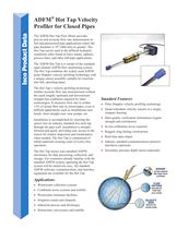 Hot Tap Closed Pipe Velocity Profiler datasheet 