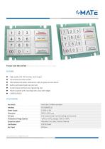 MATE MKA-44N-V1 Kiosk Keypad 16 Keys