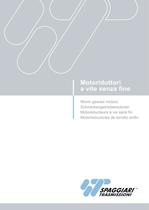 Worm geared motors SW - Technical catalogue - SW/2012/REV.0