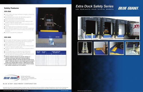 XDS3000 Dock Leveler