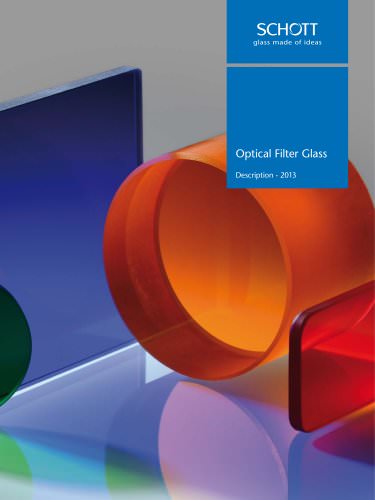 Optical Filter Glass - Description - 2013