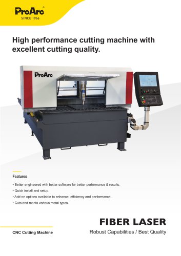 High performance cutting machine