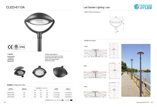 Cerulean LED Garden Light