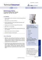 Pressure Difference Switch  Models: 301, 303, 304, 381 & 384