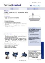 SMART Level probe for pressurised tanks