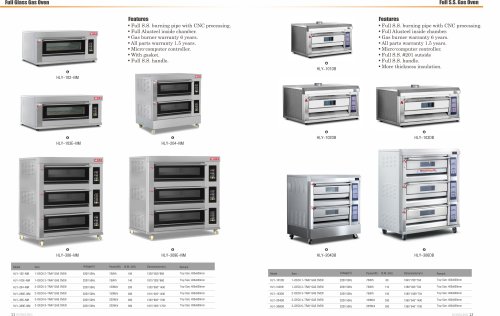 Full Glass Gas Oven