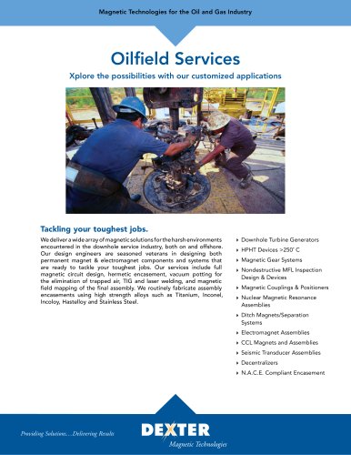 Oilfield Services Data Sheet 