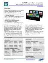 Model C1429A 8Pt INCANDESCENT ANNUN 24Vdc +com Inputs