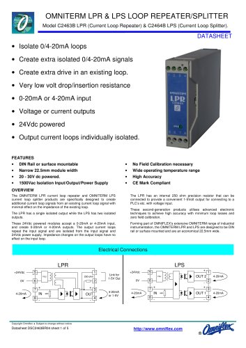 Model C2464B Omniterm LPS Loop Splitter