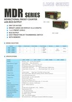 MDR Series (Preset-BCD) Catalog