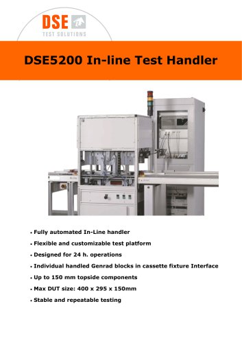 DSE5200 In-line Test Handler