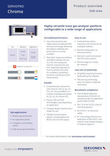 SERVOPRO Chroma Product Brochure