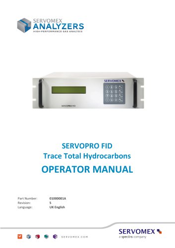 SERVOPRO FID Operator Manual 01000001A_5