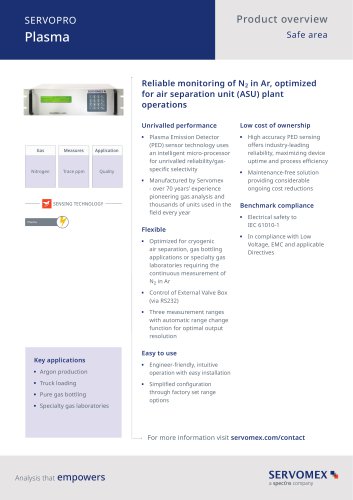 SERVOPRO Plasma Product Brochure