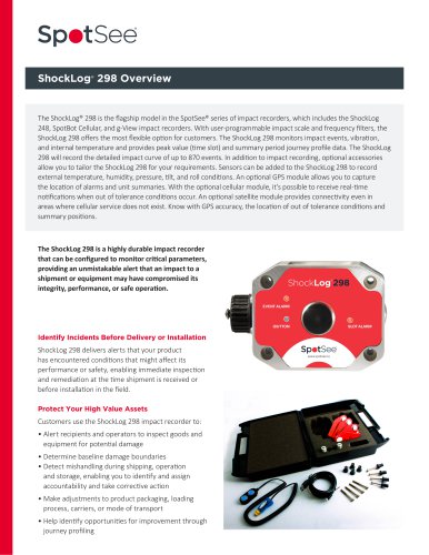 ShockLog&reg;  298 Overview