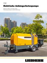 70E  Electric trailer concrete pump