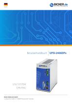 UPSI- 2406DP1 / 2406DP2 / 2406DP3