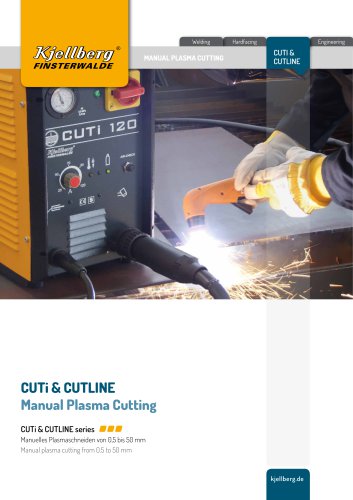 Manual Plasma Cutting - CUTi/CUTLINE