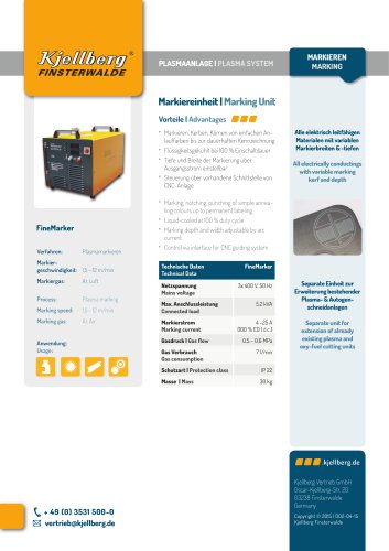 Marking Unit FineMarker