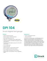 Druck DPI 104 digital test gauge