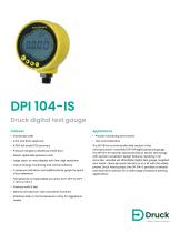 Druck DPI 104-IS digital test gauge