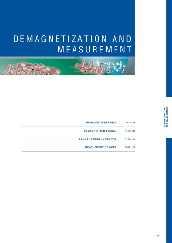 DEMAGNETIZATION AND MEASUREMENT