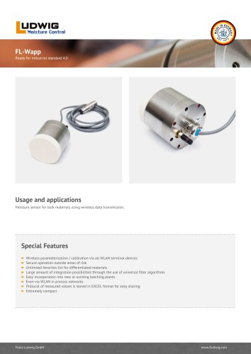 WAPP-Sensor f&uuml;r bulk materials