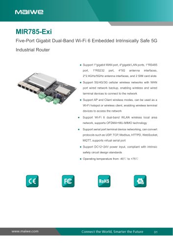 MIR785-Exi Datasheet