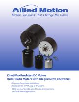 KinetiMax Brushless DC Motors