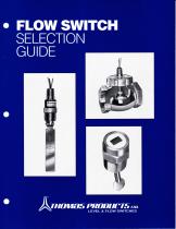 FLOW SWITCH SELECTION GUIDE