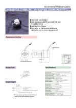 lncremental Photoencoders E-3030-100 (1000P/R) E-3030-200 (2000P/R)