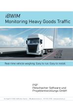 iBWIM Monitoring Heavy Goods Traffic