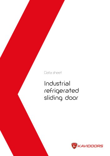 INDUSTRIAL REFRIGERATED SLIDING DOOR