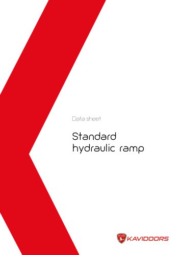 Standard hydraulic ramp