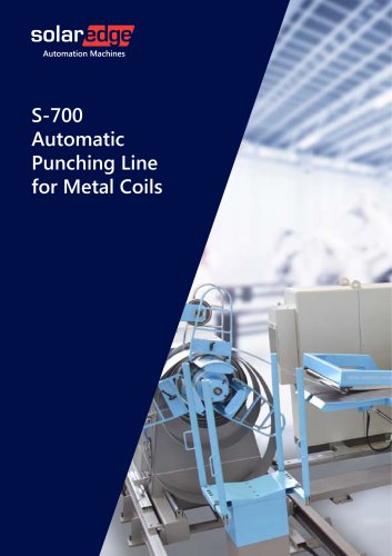 Automatic Punching Line for Metal Coils - K700 series