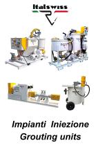 Grouting units