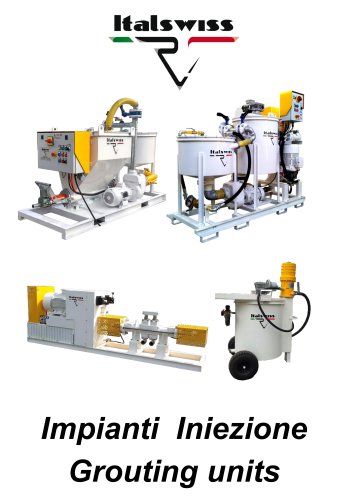 Grouting units