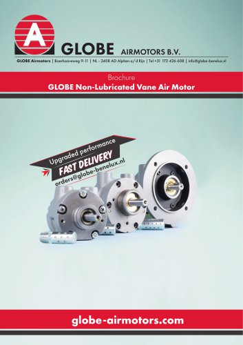 GLOBE Non Lubricated Vane Air Motors