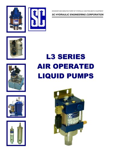 L3 series air operated liquid pumps