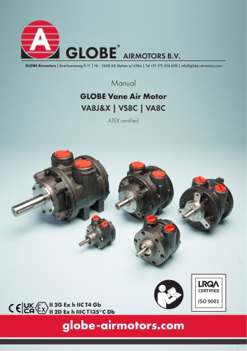 Vane air motor V8 series