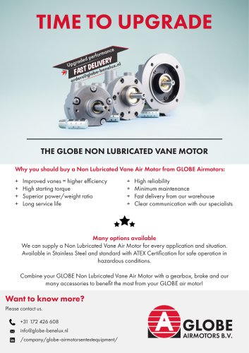 Why buy a Non-Lubricated Vane Air Motor