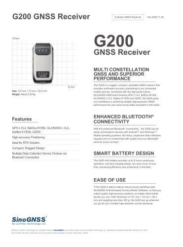 G200 GNSS Receiver