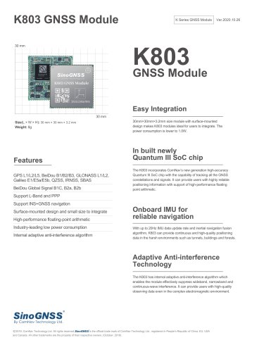 K803 GNSS Module