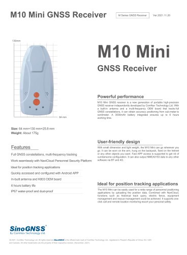 M10 Mini GNSS Receiver