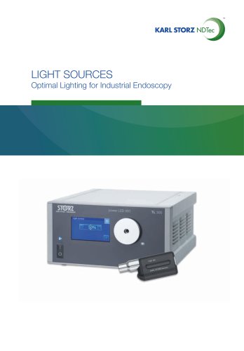 LIGHT SOURCES: Optimal Lighting for Industrial Endoscopy