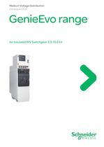 Catalogue GenieEvo Metalclad switchgear up to 13.8 kV - part1/9