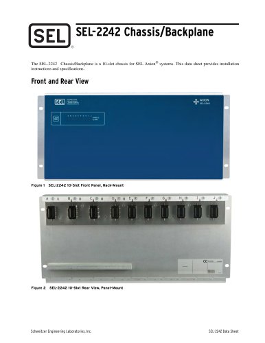 SEL-2242 Chassis/Backplane