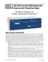 SEL-387 Current Differential and Overcurrent Protection Relay