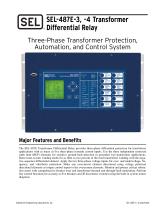 SEL-487E-3, -4 Transformer Differential Relay